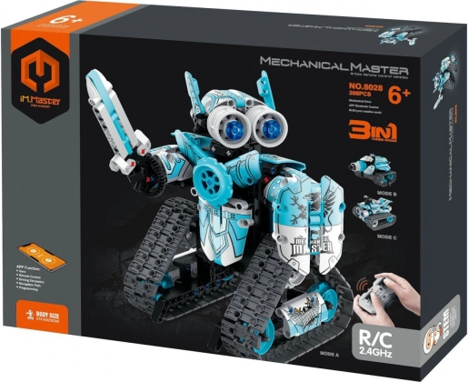 Bausatz iM.MASTER 3-in-1 programmierbarer RC-Roboter, Fahrzeug und Erkundungsgerät (398 Teile, 2,4 GHz)