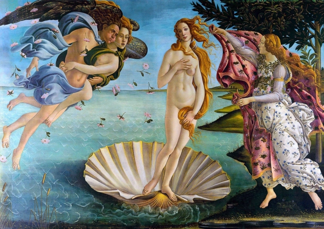 Puzzle Sandro Botticelli: Die Geburt der Venus 1000 Teile