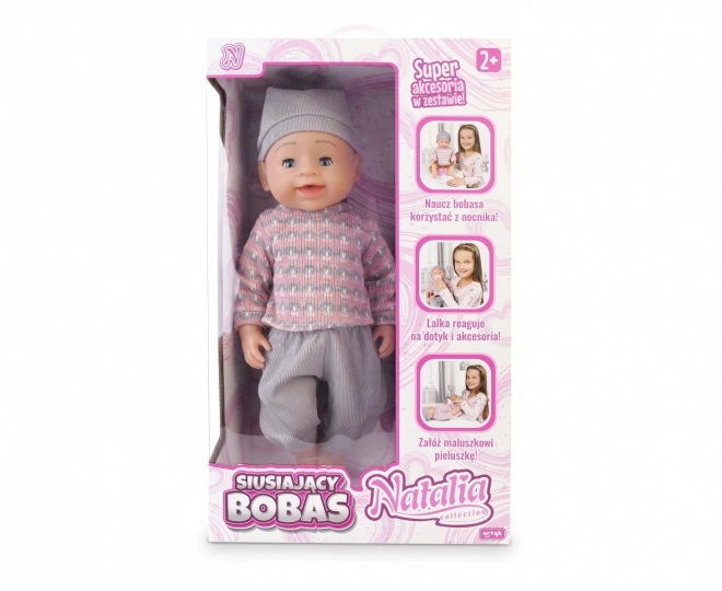 Interaktiver Baby-Puppe 43cm von Natalia Collection