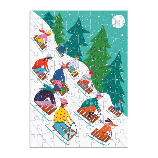 Galison Puzzle Adventskalender 12 in 1