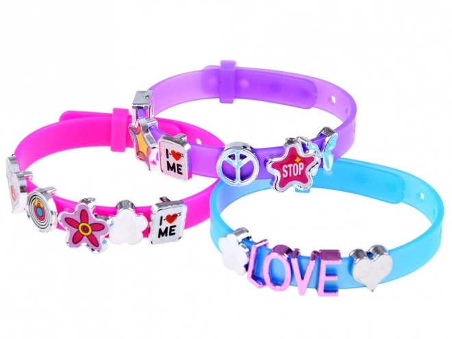 Bunte Kreative Buchstaben Armband Set