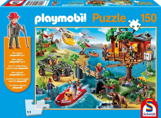 Schmidt Puzzle Baumhaus mit Figur