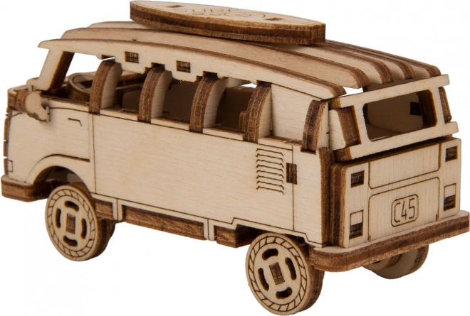 3D-Holzpuzzle Superfast Minibus Retro