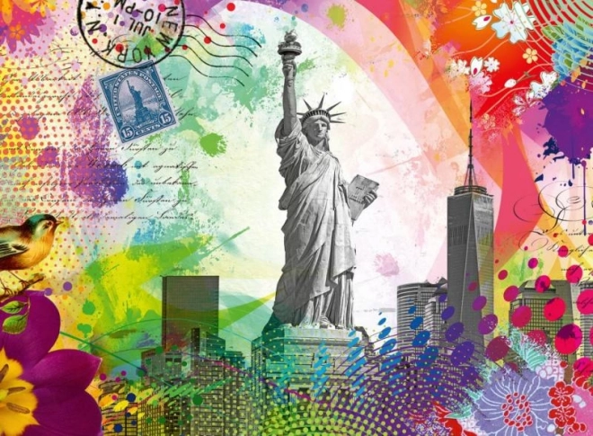 Ravensburger Puzzle Postkarte aus New York 500 Teile