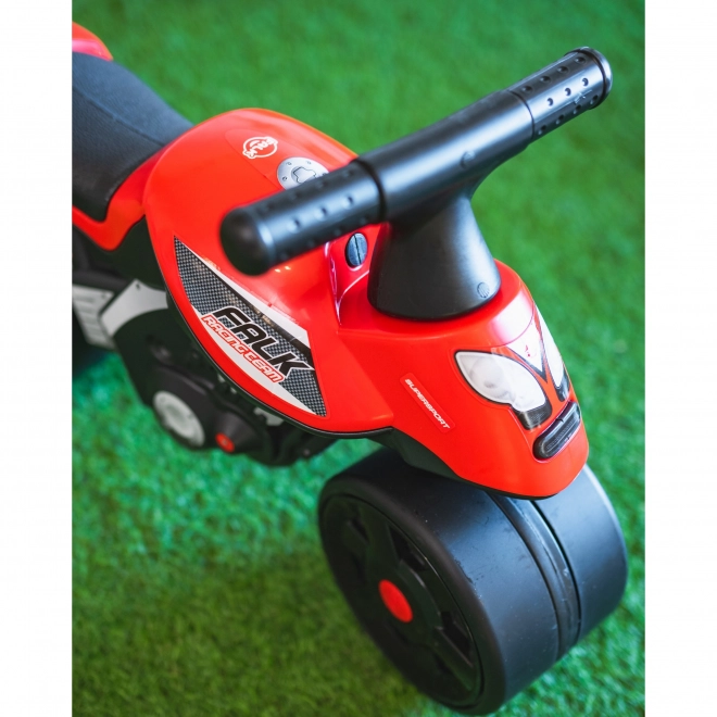 Falk Kinderfahrzeug Rennen Rot Breite Räder