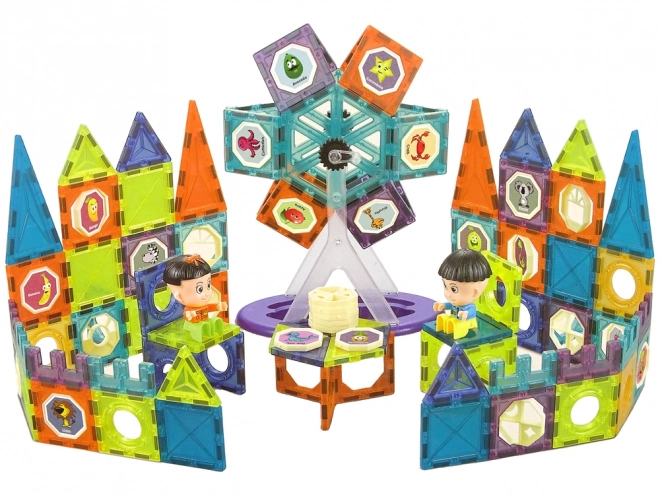 Magnetische 3D-Bausteine Riesenrad