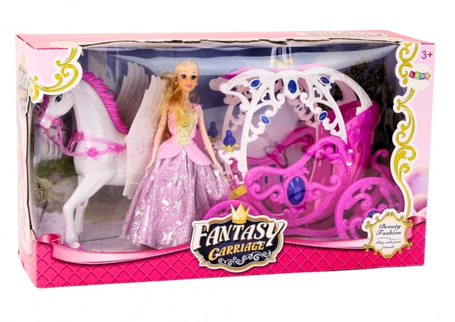 Prinzessin Set mit Kutsche und Pegasus