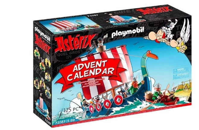 Asterix Adventskalender Pirat Set mit Figuren