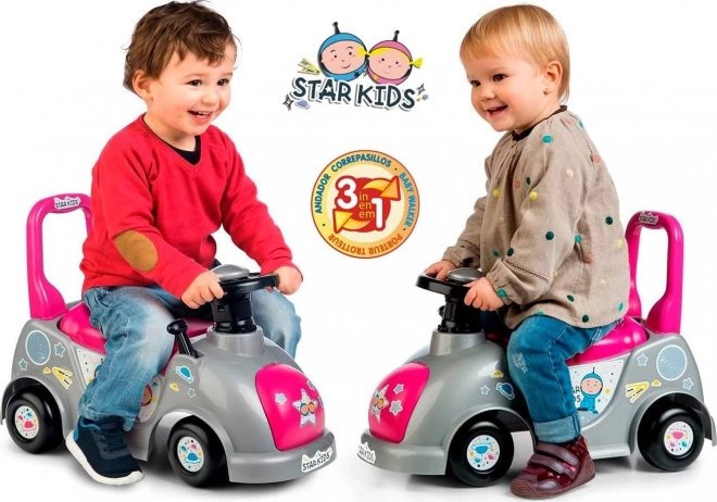 Chicos 3-in-1 Laufrad Star Kids Rosa