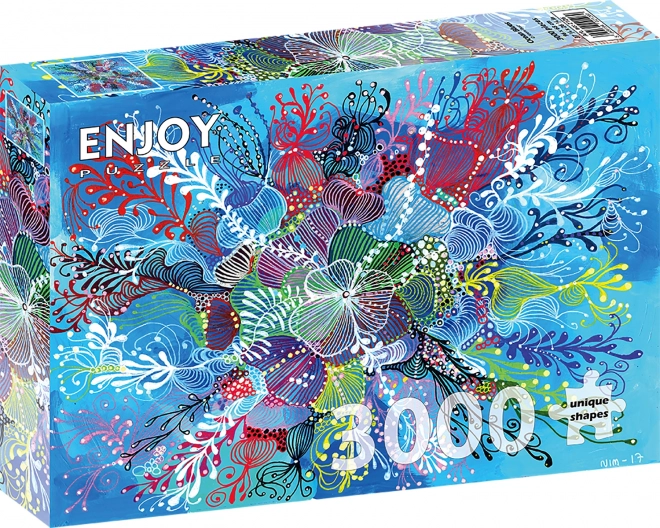 Puzzle Blautöne des Ozeans 3000 Teile