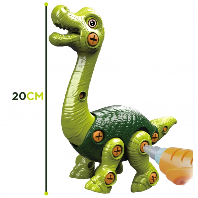 Zusammenbaubarer Dinosaurier WOOPIE mit Bohrer