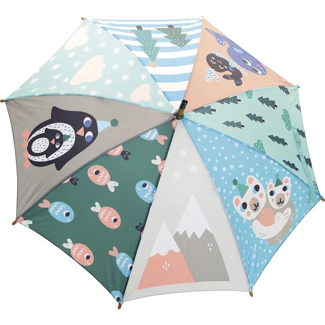 Fröhliches Pinguin-Motiv für Spaß bei jedem Spaziergang