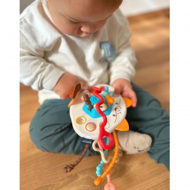 Montessori Sensorik-Spielzeug Greifling Rassel Fuchs