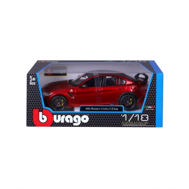 Bburago Alfa Romeo Giulia GTAm Modellauto Rot