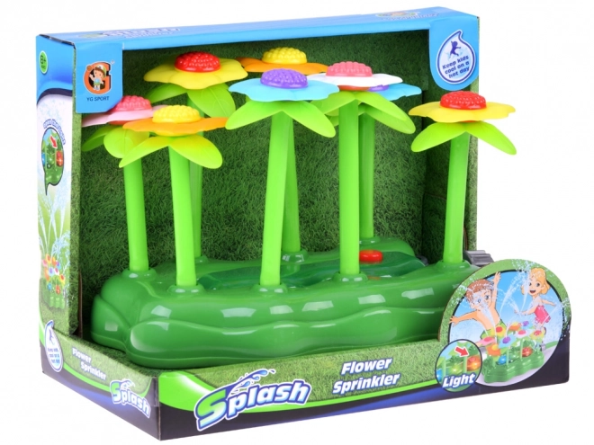 Wassersprinkler leuchtende Blumen Spielzeug für den Garten