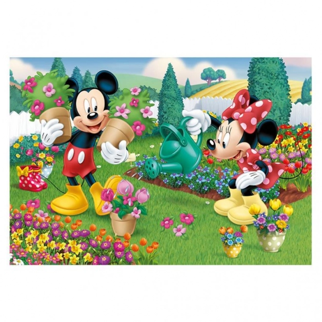 Dino Puzzle Fleißige Minnie 2x77 Teile