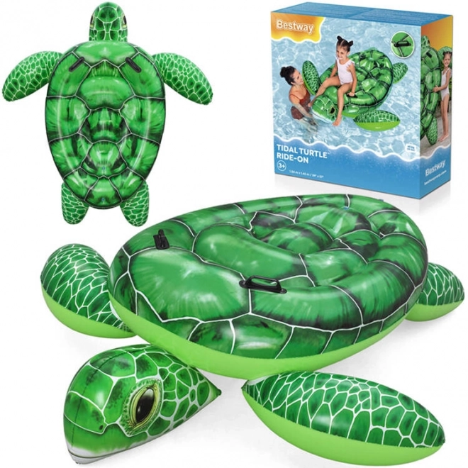 Bestway Aufblasbare Matratze mit Haltegriffen Tidal Turtle