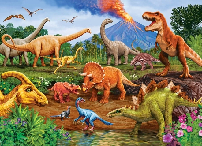 Familienpuzzle Dinosaurier 350 Teile von Cobble Hill