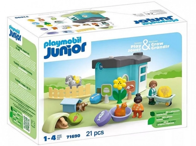 Junior Spielfiguren-Set Tierhotel mit Futterspender