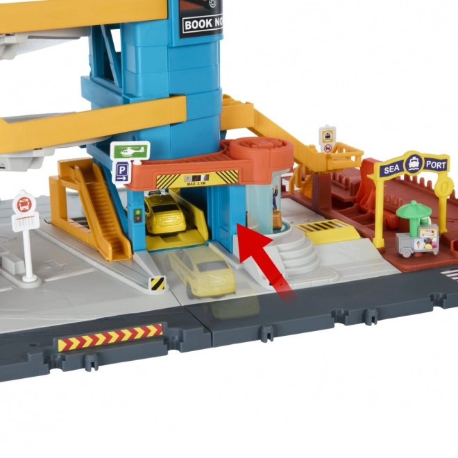 Action Drivers Parkhaus mit Fahrzeugen Set