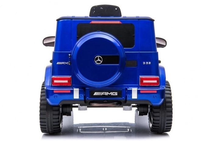 Mercedes G63 AMG Kinder Elektroauto Blau Lackiert