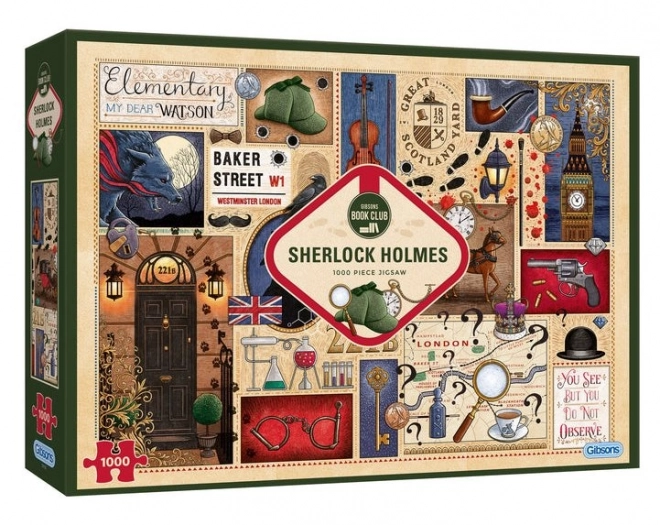 Gibsons Puzzle Buchclub: Sherlock Holmes 1000 Teile