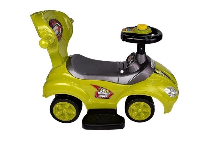 3-in-1 Mega Car Kinderlaufrad Gelb