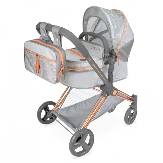 Faltbarer Puppenwagen 3 in 1 mit Rucksack CITY X 2024