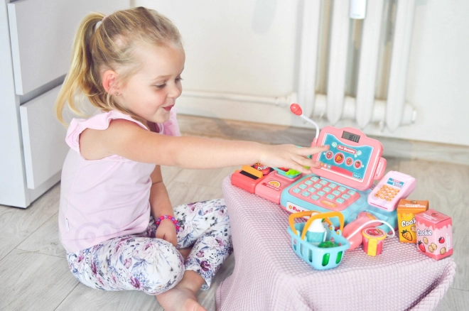 Kinder Spielkasse mit Scanner, Waage und Mikrofon von Woopie