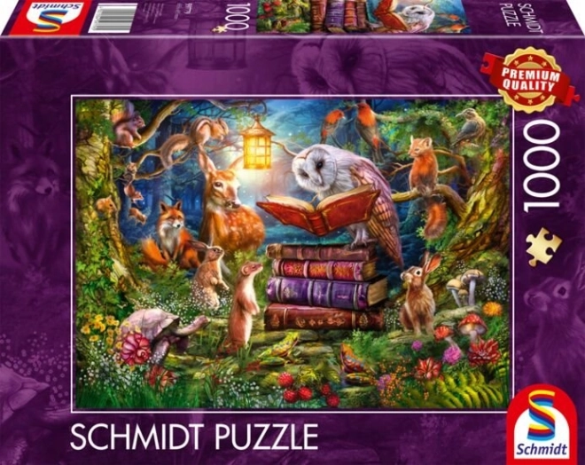 Schmidt Puzzle Gute-Nacht-Geschichten im Wald 1000 Teile