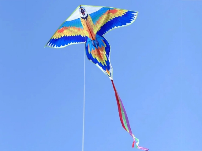 Bunter leuchtender Papageien-Drachen Kite Ara vogel ZA4414