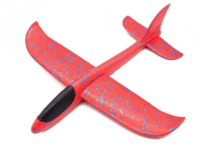 Großer roter Styroporflugzeug-Gleiter 47 cm