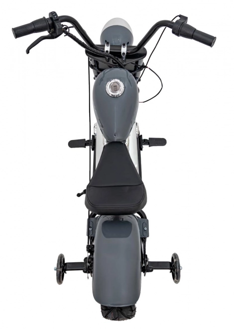 Motorrad Chopper Warrior Grau