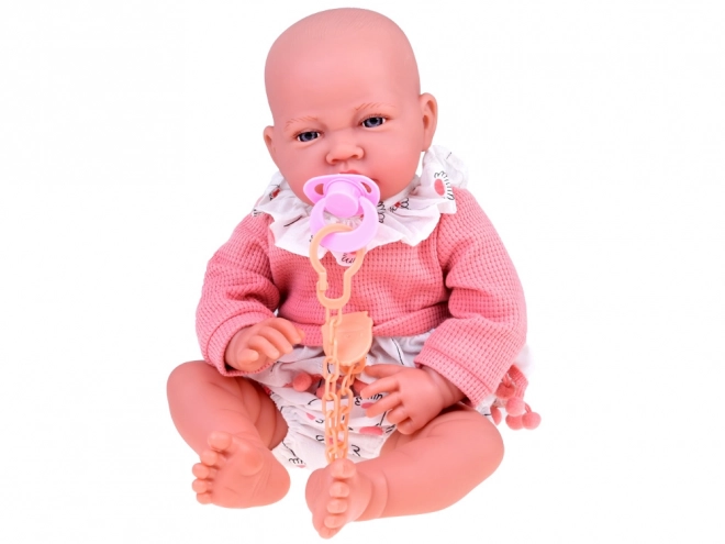 Interaktive Babypuppe Mädchen mit rosa Set