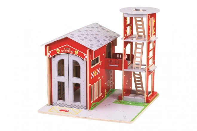 Bigjigs Toys Feuerwehrstation