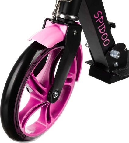 Faltbarer City-Roller für Kinder mit großen Rädern (200 mm) – rosa