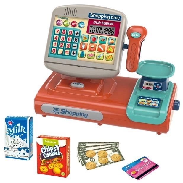 Spielzeugkasse mit Touchscreen