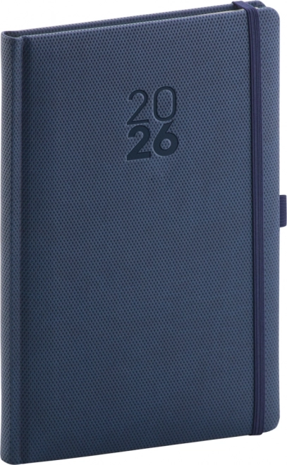 Wöchentlicher Kalender Diamante blau 2026