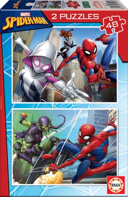 Educa Puzzle SPIDERMAN 2x48 Teile