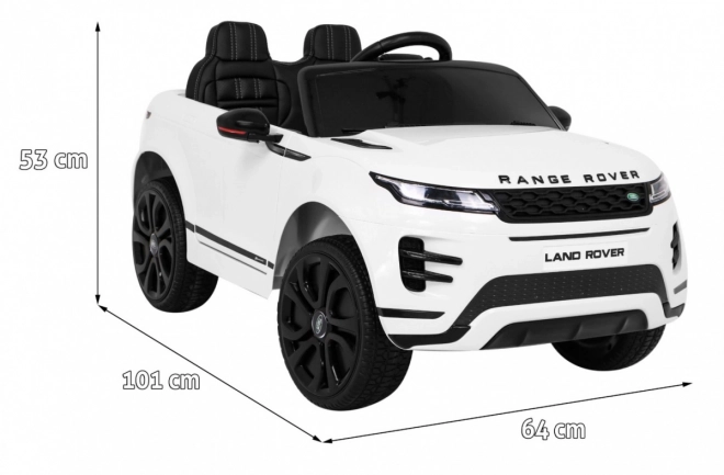 Elektrisches Auto Range Rover Evoque weiß