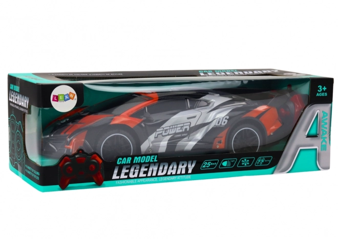 Ferngesteuertes Sportauto 1:10 in Grau-Orange