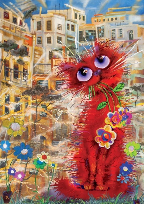 Rotes Katze Puzzle 260 Teile