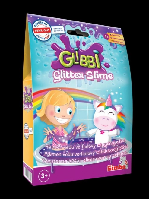 Glibbi Glitzer Schleim Lila