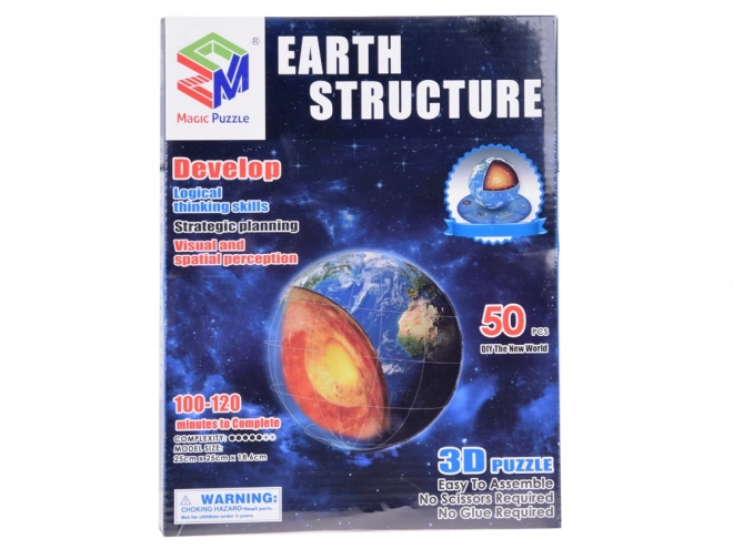 3D-Puzzle Planet Erde 50 Teile