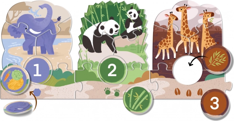 Spuren und Futter spielerisch lernen