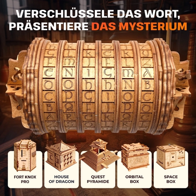 EscapeWelt Holzkryptex Rätselspiel