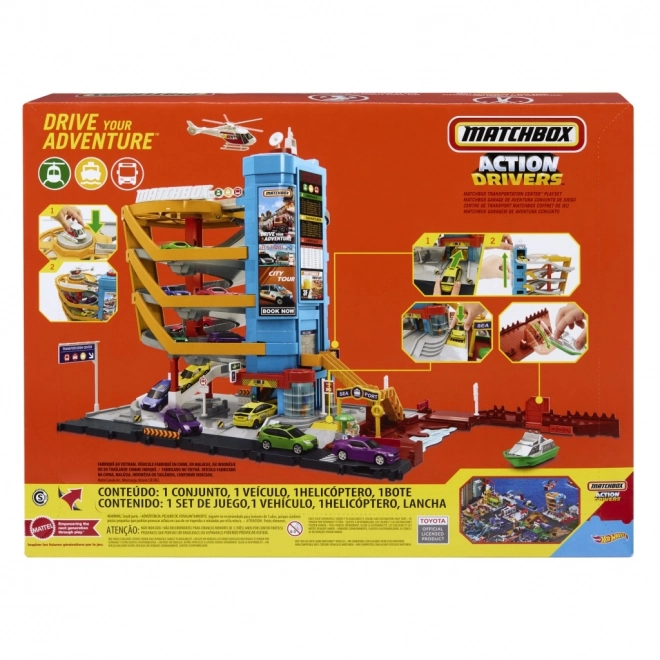 Action Drivers Parkhaus mit Fahrzeugen Set