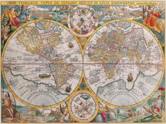 Ravensburger Puzzle Historische Karte 1500 Teile