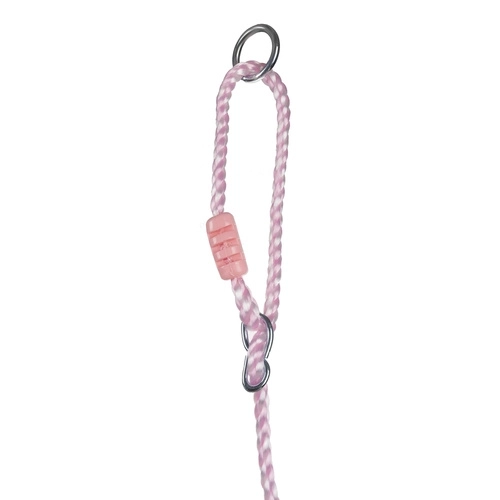 Kinder Schaukel auf Seil rosa