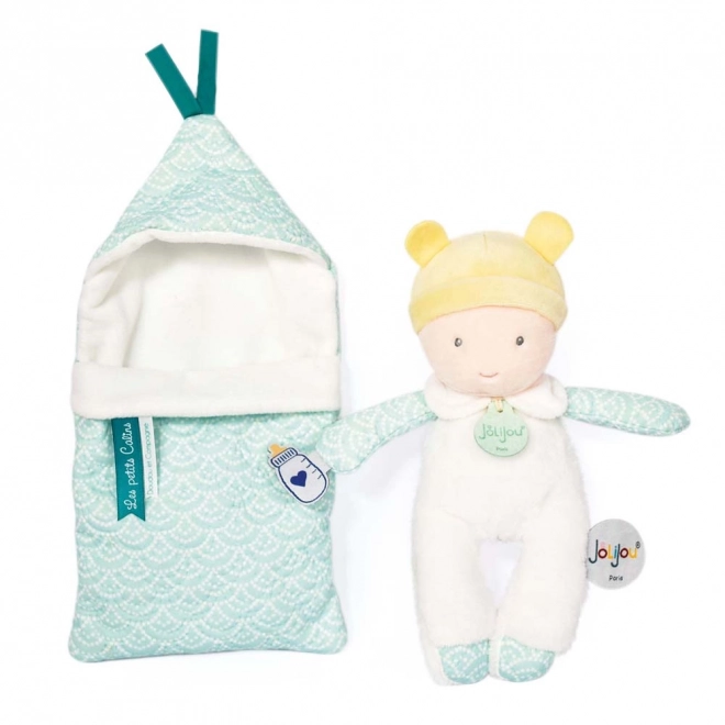 Doudou Jolijou Baby in Einwickeldecke